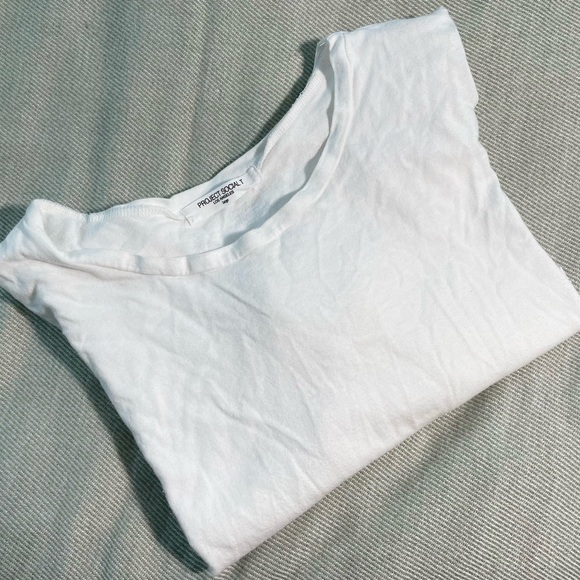 Project Social T White Puff Sleeve Tee - Picture 2 of 4